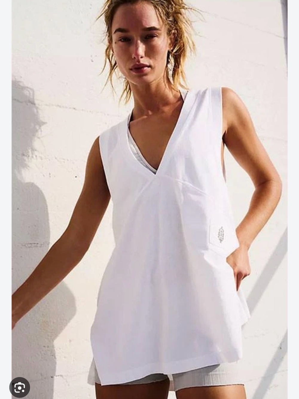 FP Movement White Velocity Tank, M